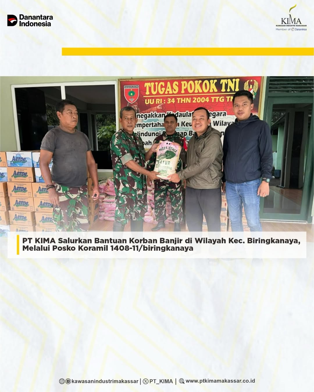 Curah hujan dengan intensitas tinggi yang terjadi dalam beberapa waktu terakhir berdampak pada t